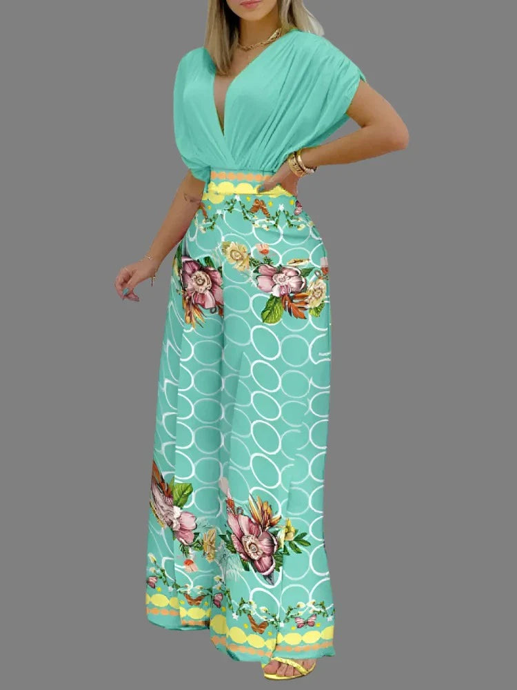 Ahana® | Trendy and fresh summer  top and pants set